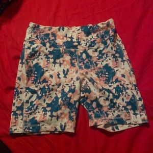 Multi Color Biker Shorts